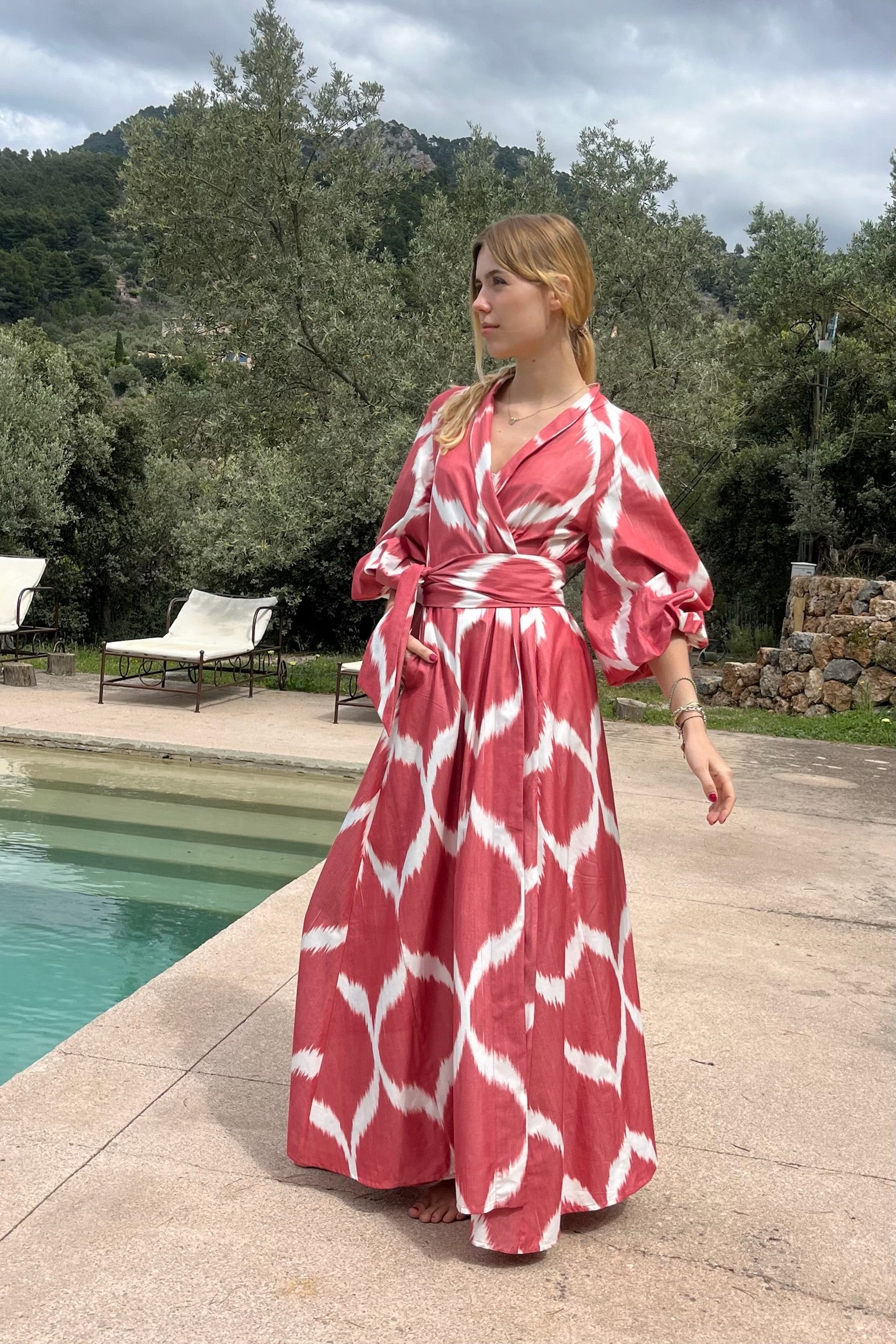 Isabella Ikat Dress