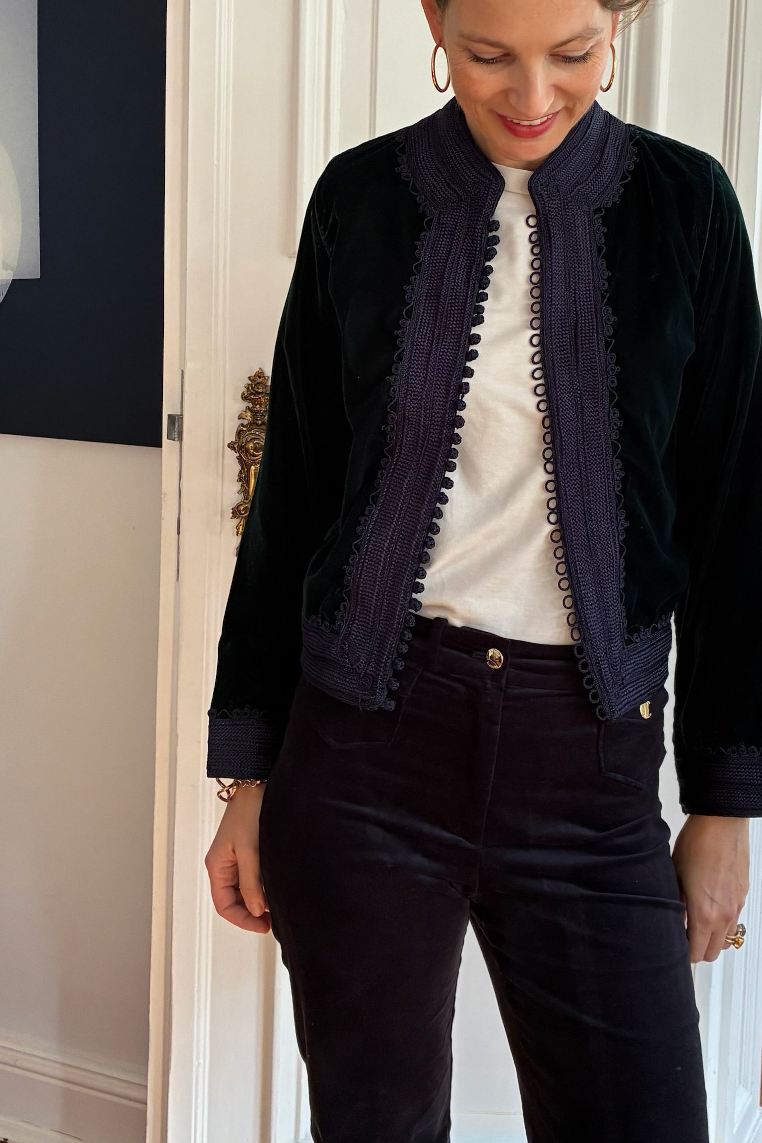 Bolero Velvet Jacket Helena