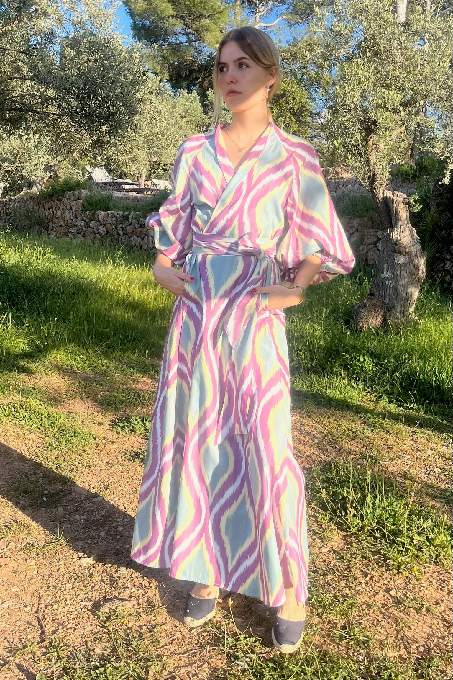 Isabella Ikat Dress