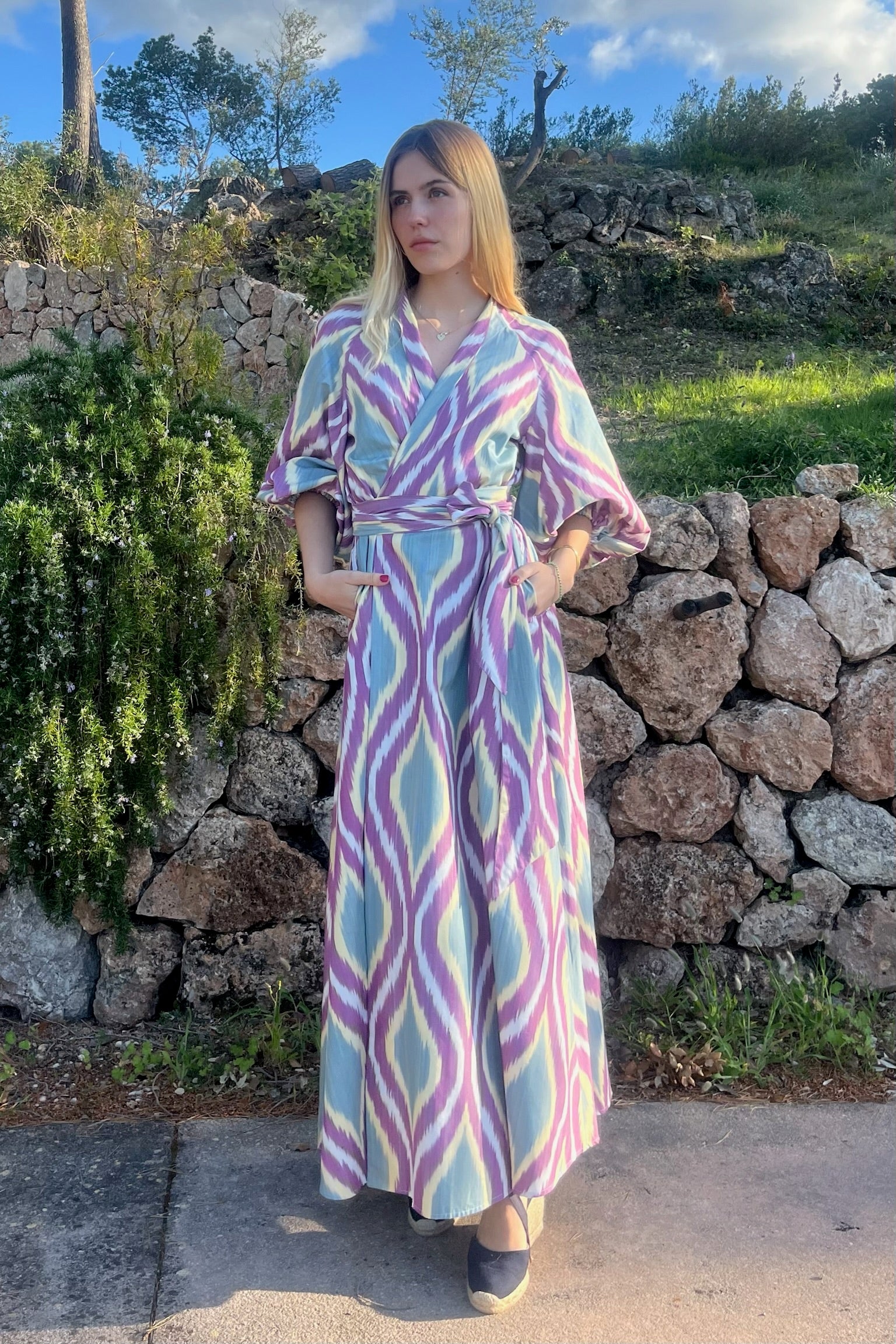 Isabella Ikat Dress