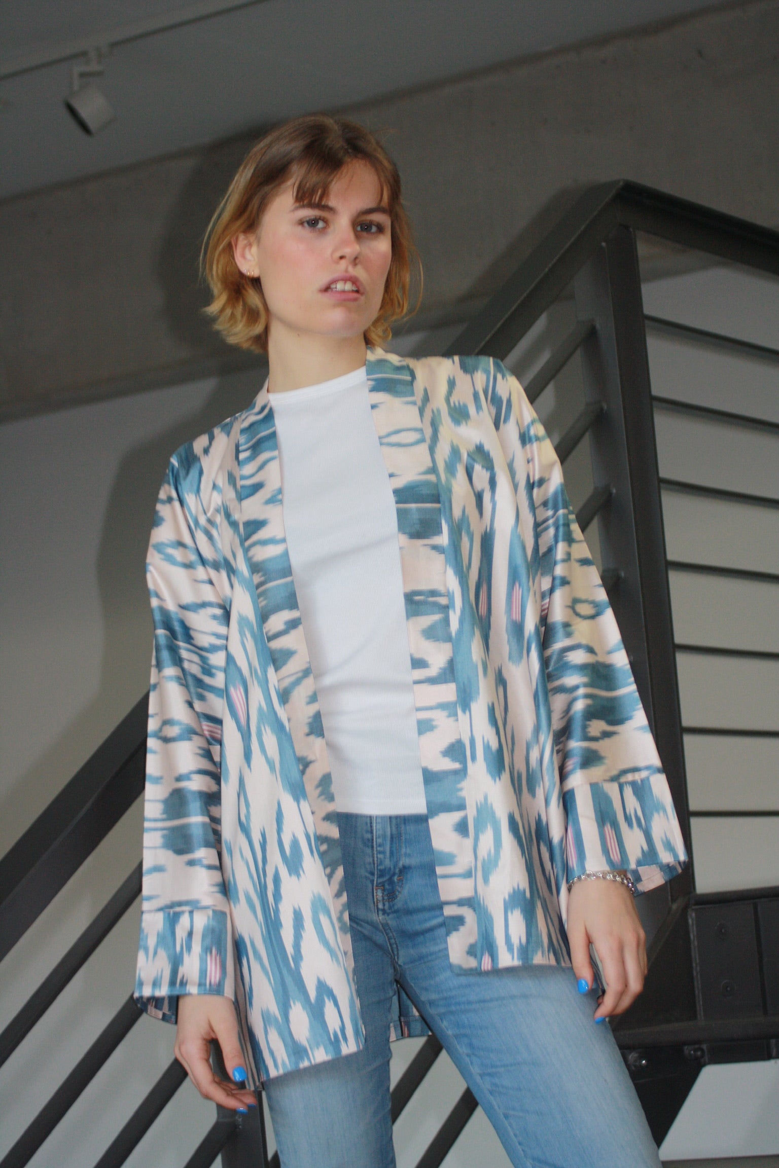 Amaya Ikat Kimono