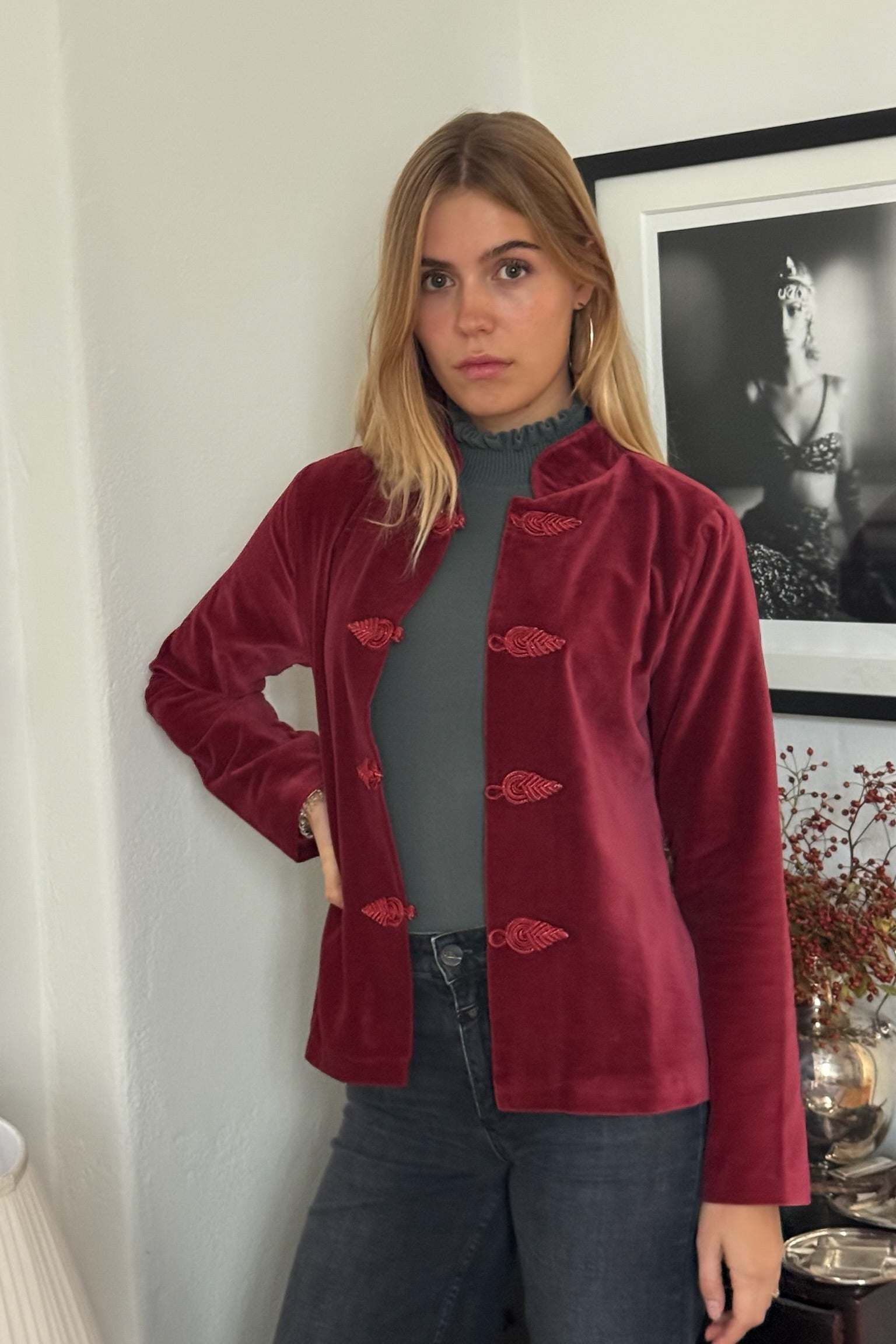 Olivia Jacket Ruby