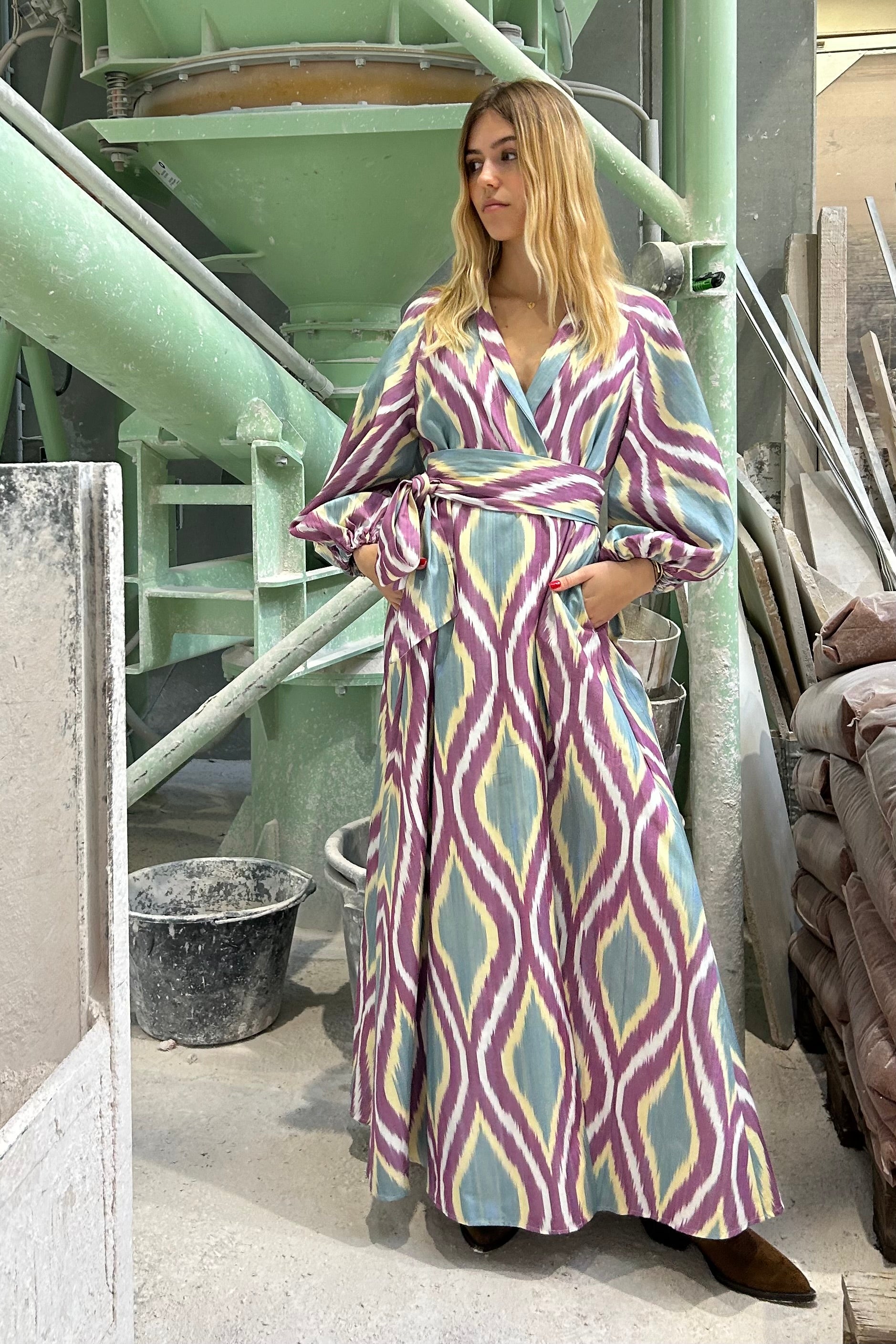 Isabella Ikat Dress