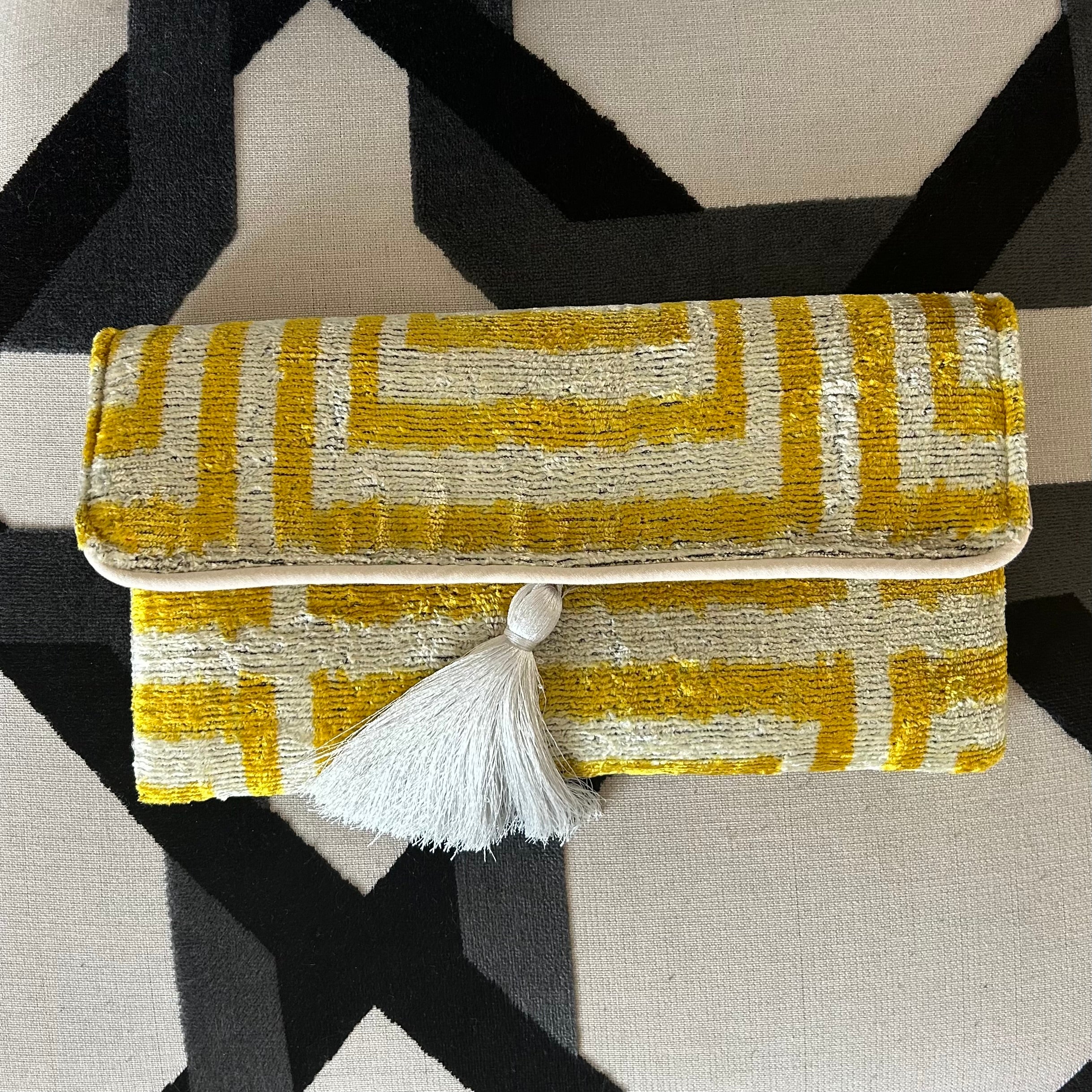 Theda Ikat Clutch