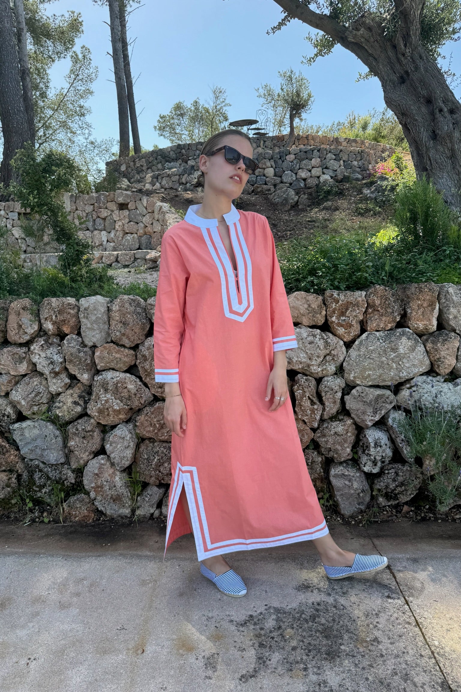 Laya Kaftan Peach