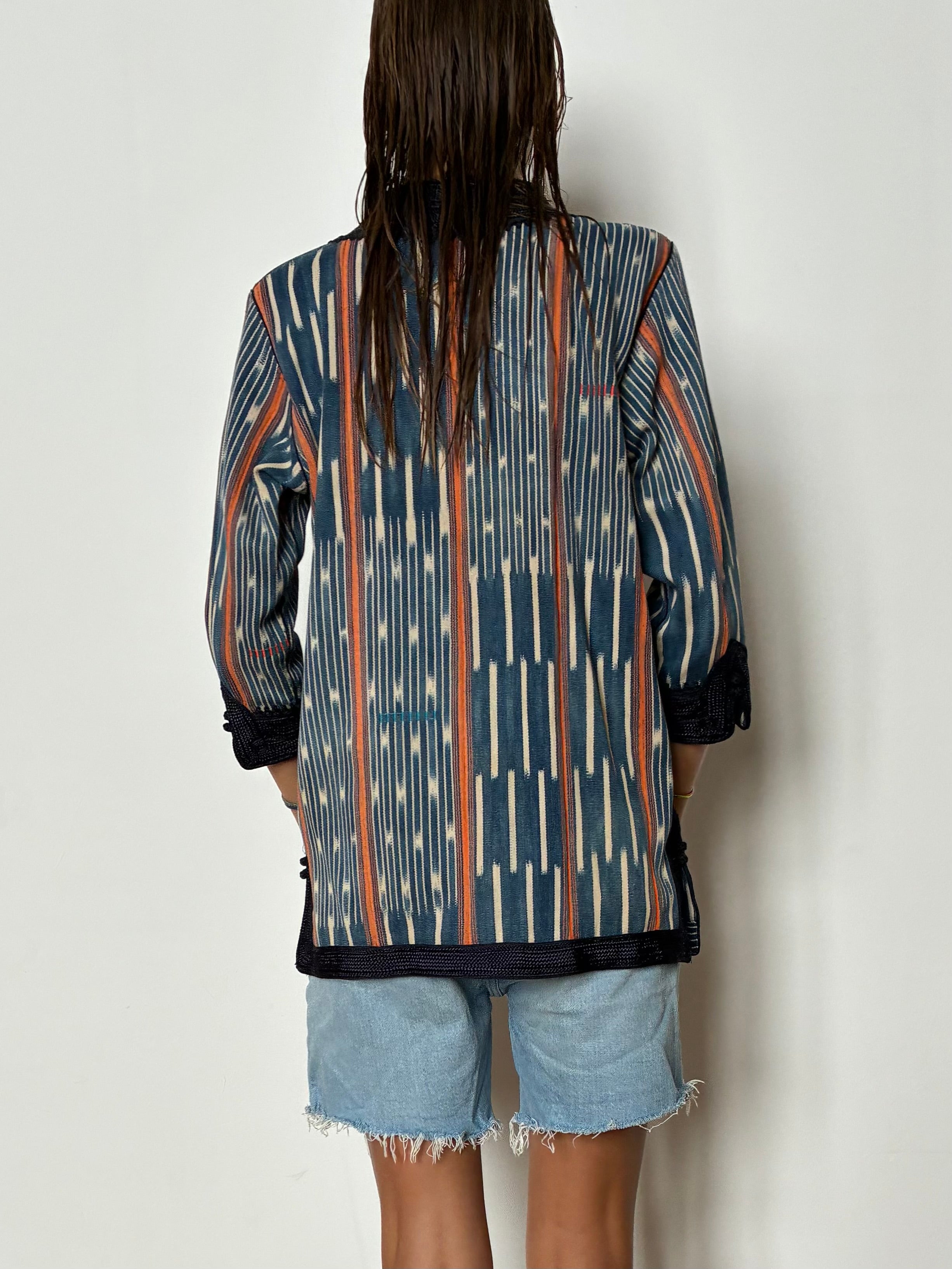 Indigo Baulé Jacket Tizia