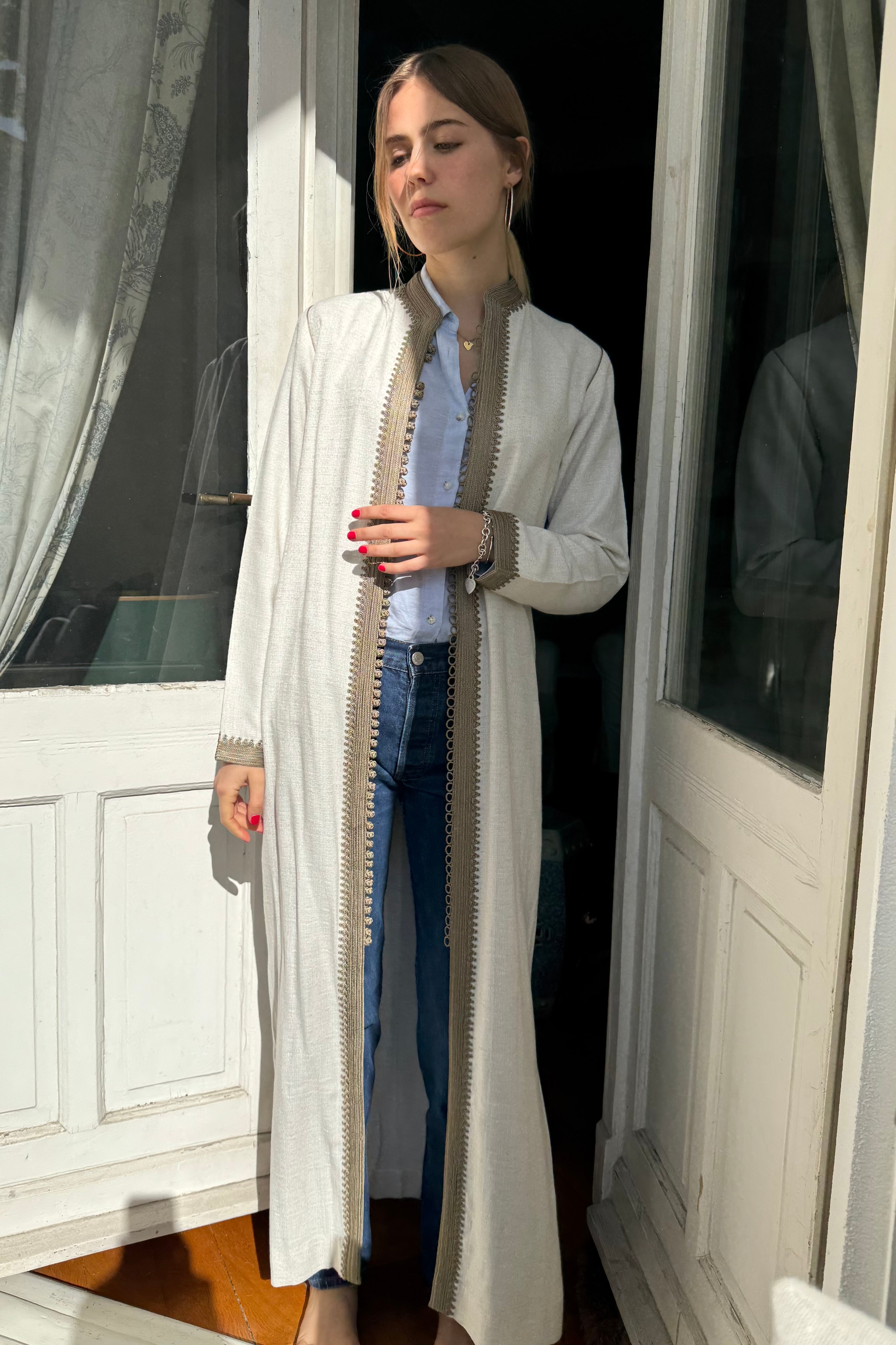 Linen Coat Sorel Ecru/Desert Sand