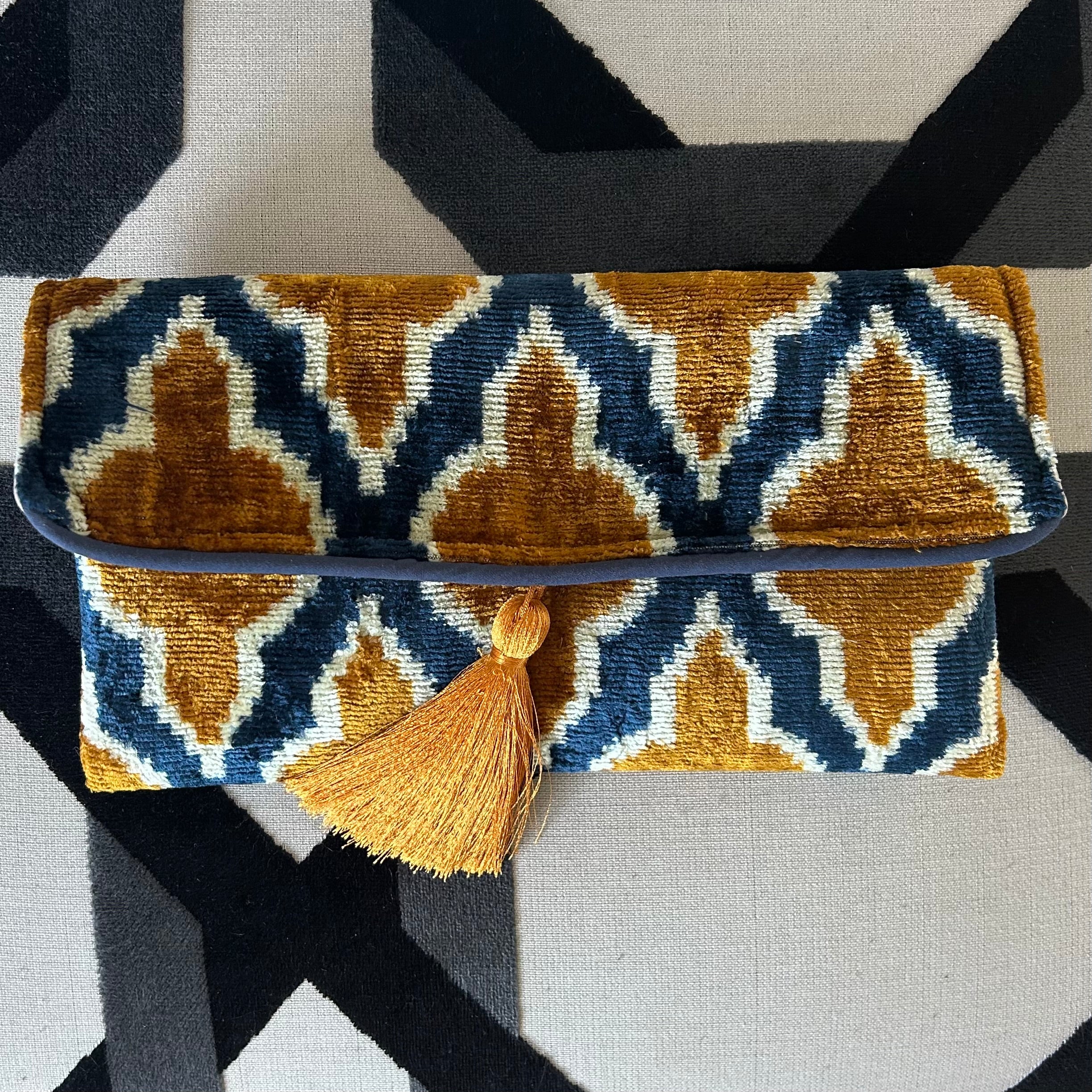 Theda Ikat Clutch