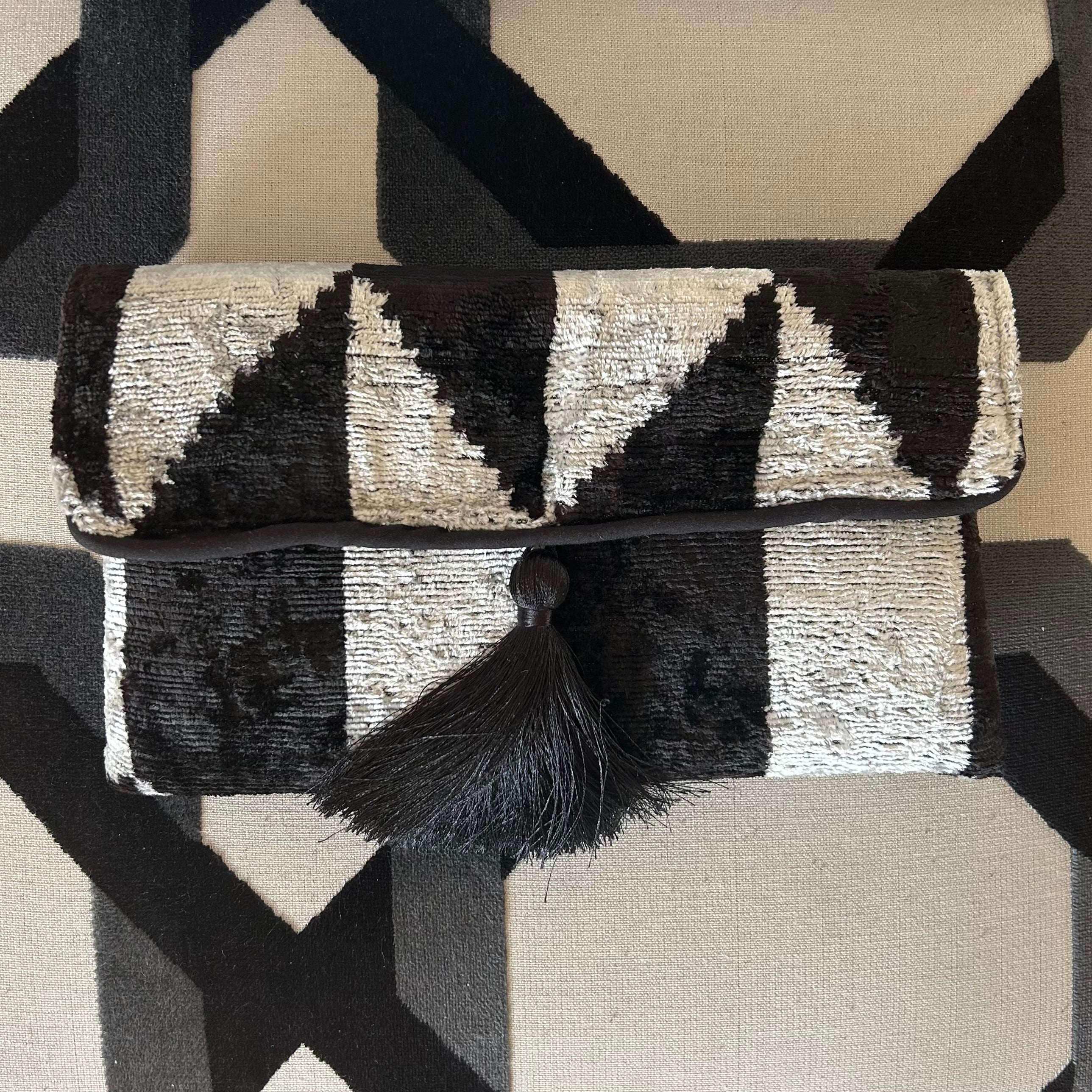 Theda Ikat Clutch