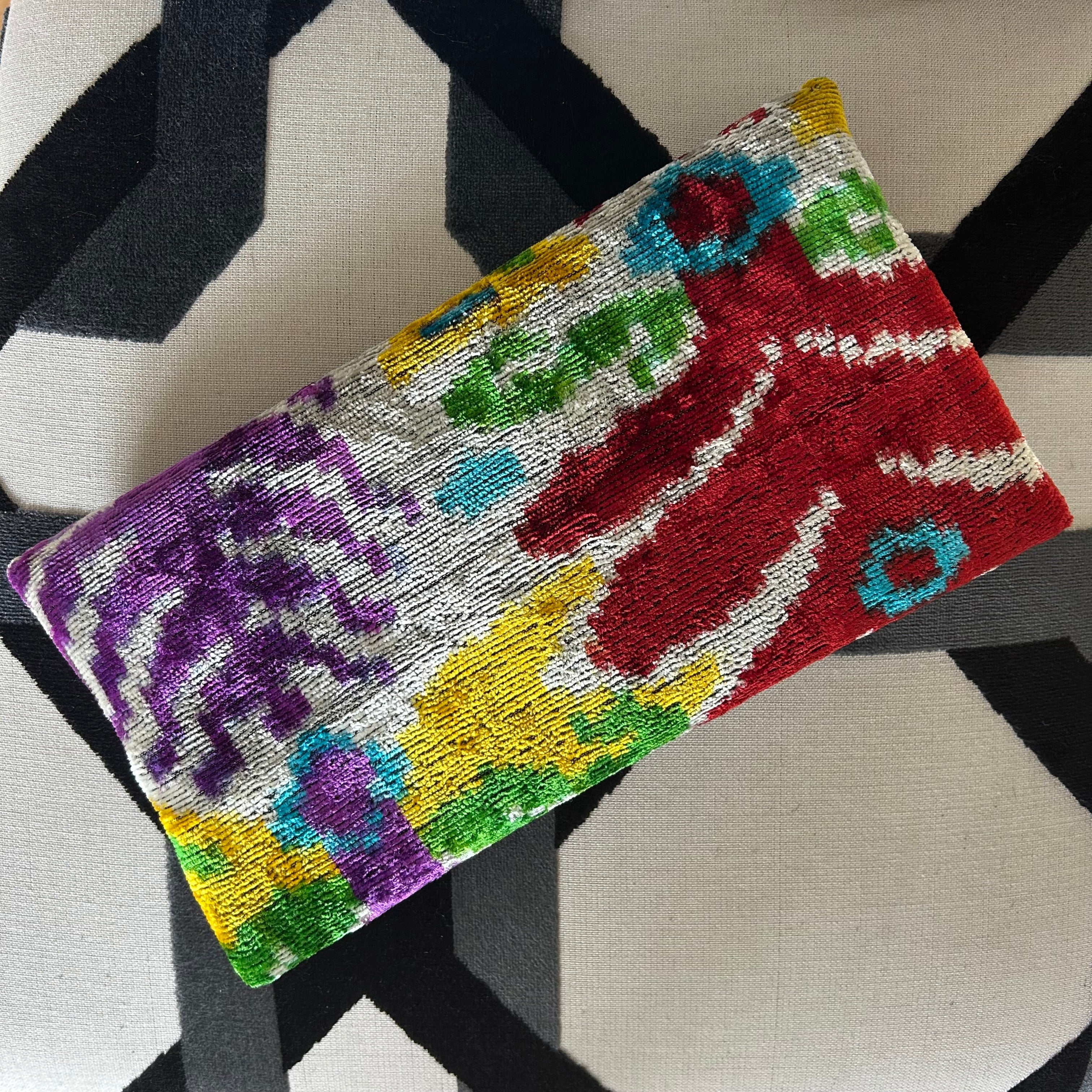 Theda Ikat Clutch