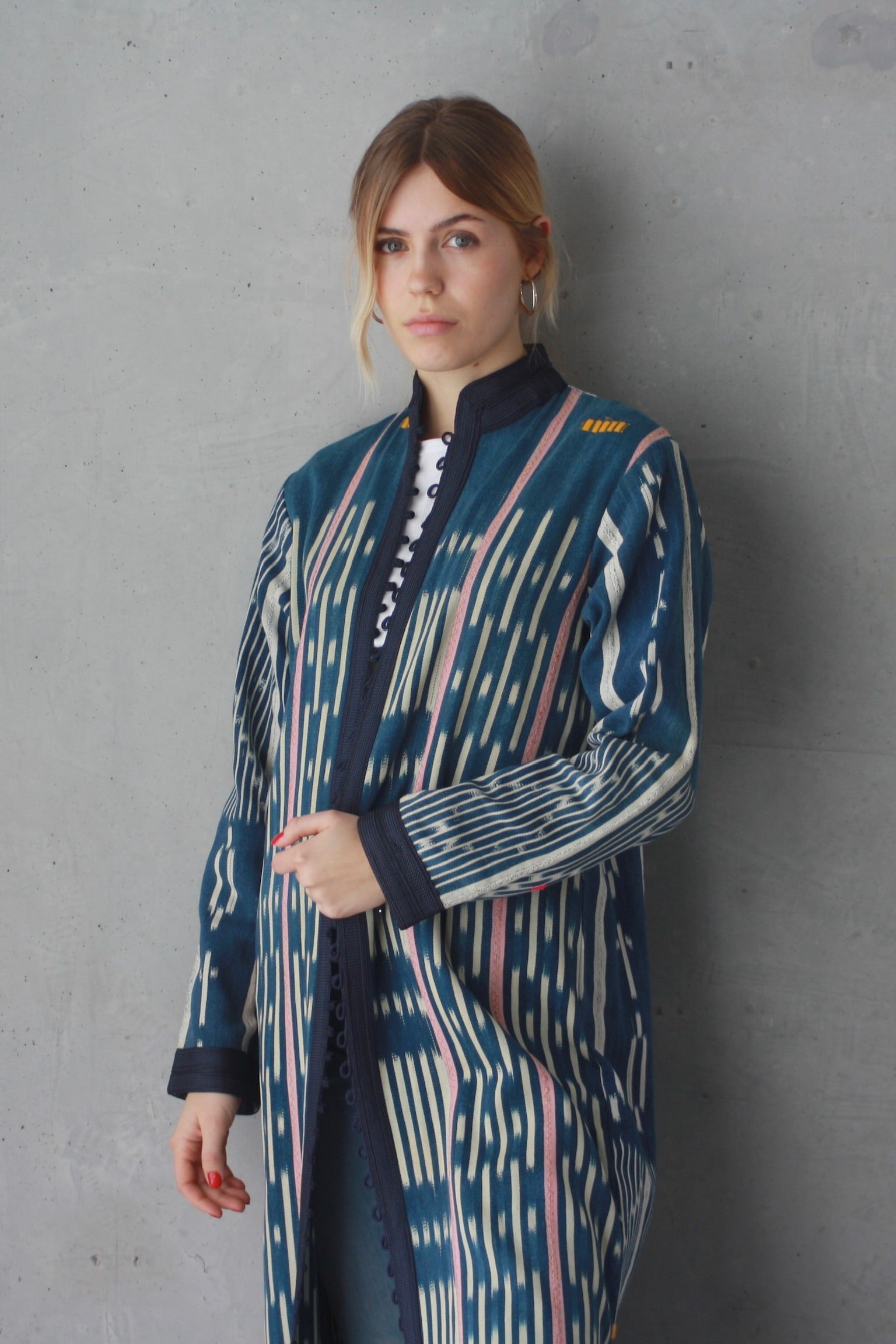 Indigo Baulé Coat Filipa