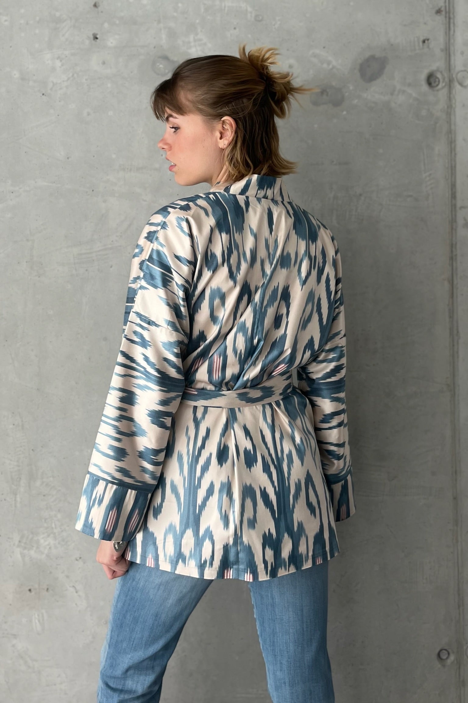 Amaya Ikat Kimono