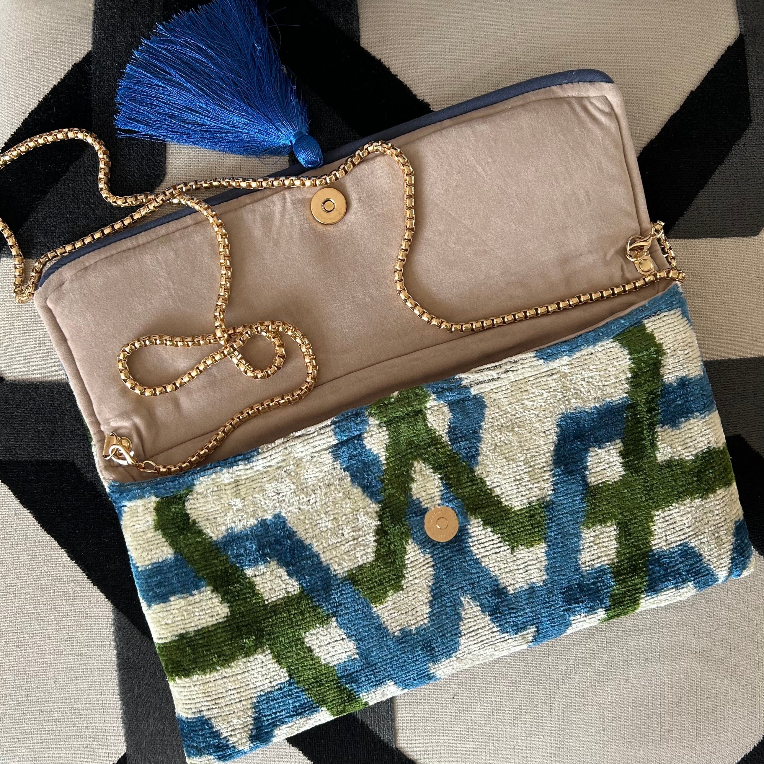 Theda Ikat Clutch