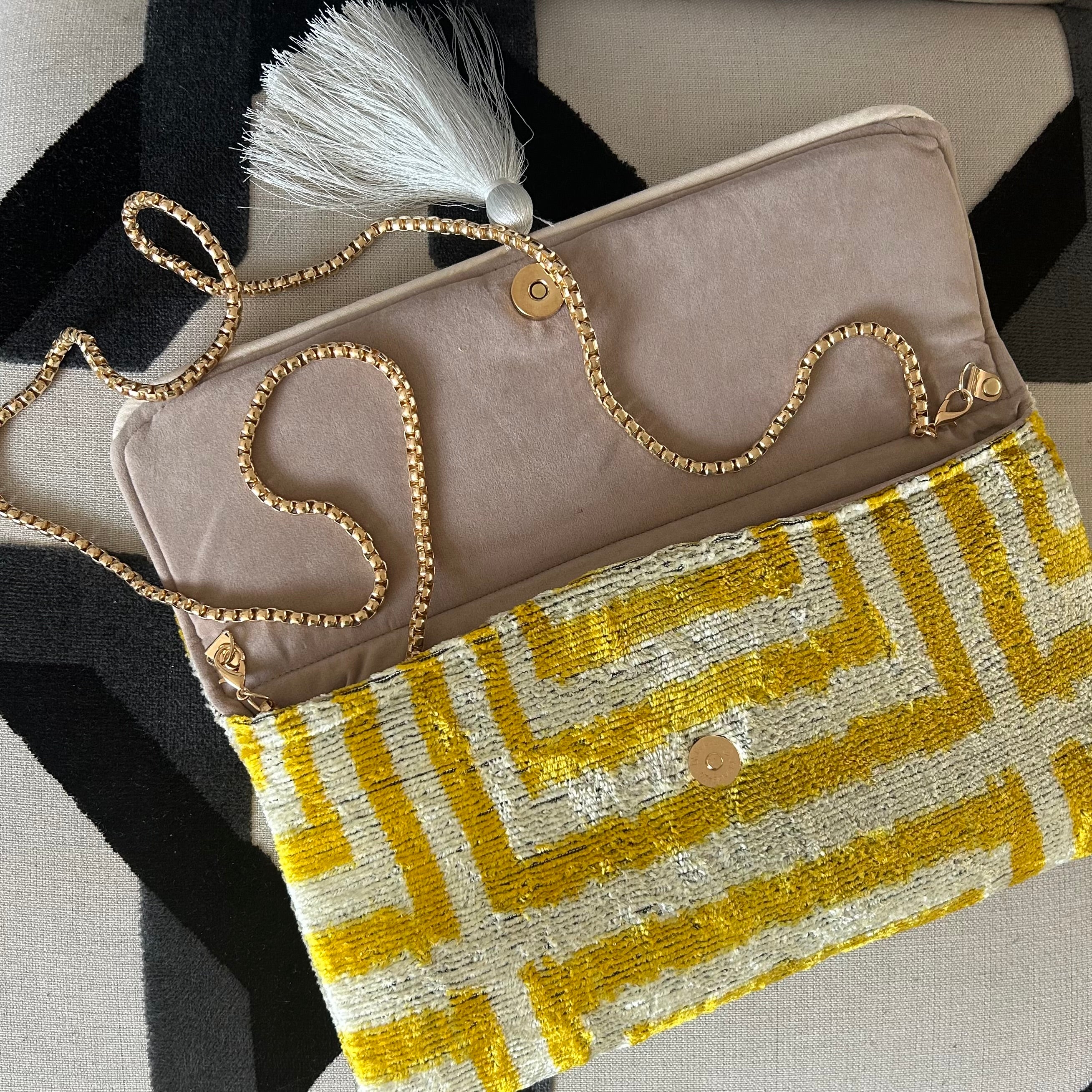 Theda Ikat Clutch