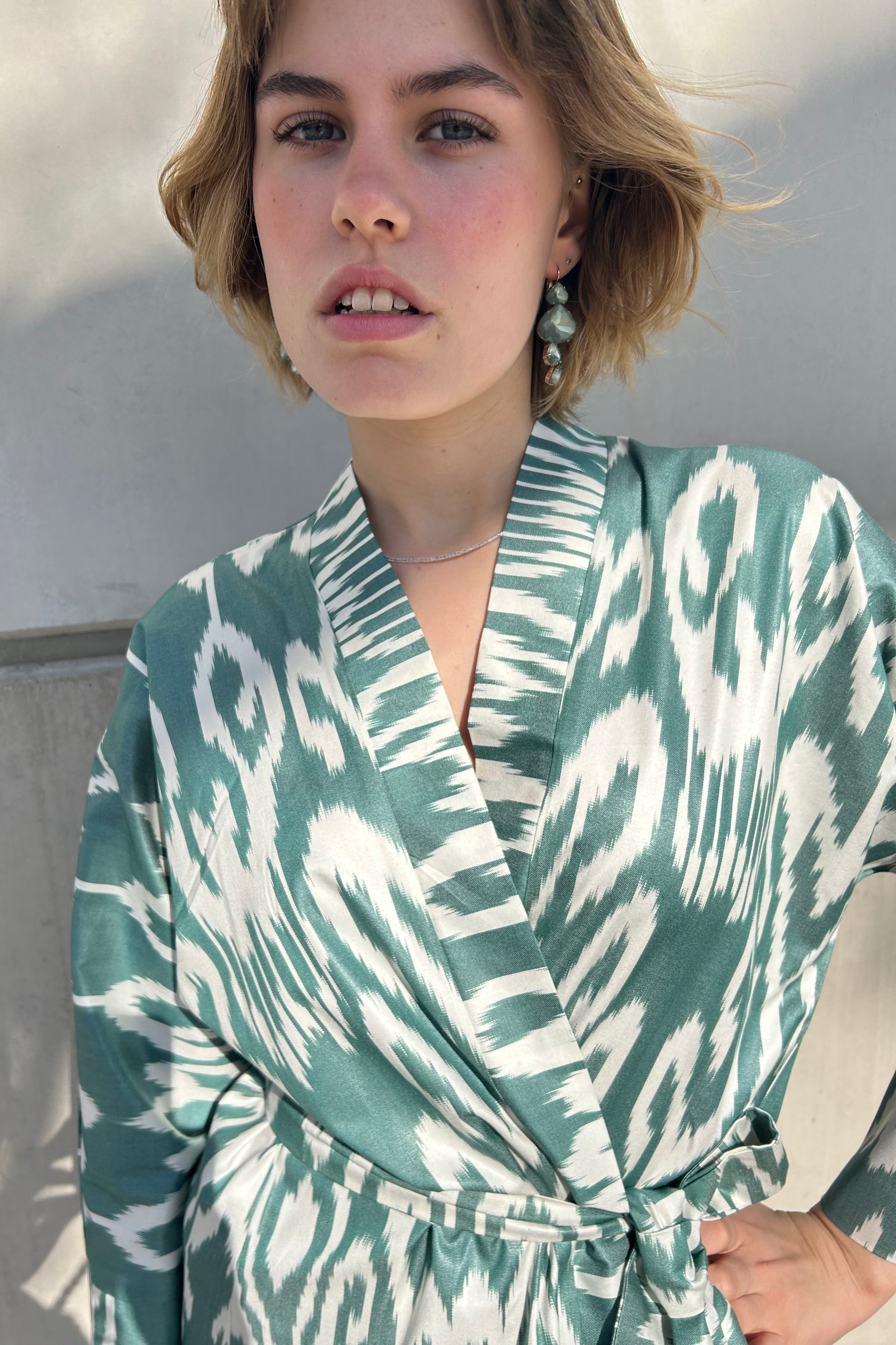 Amaya Ikat Kimono