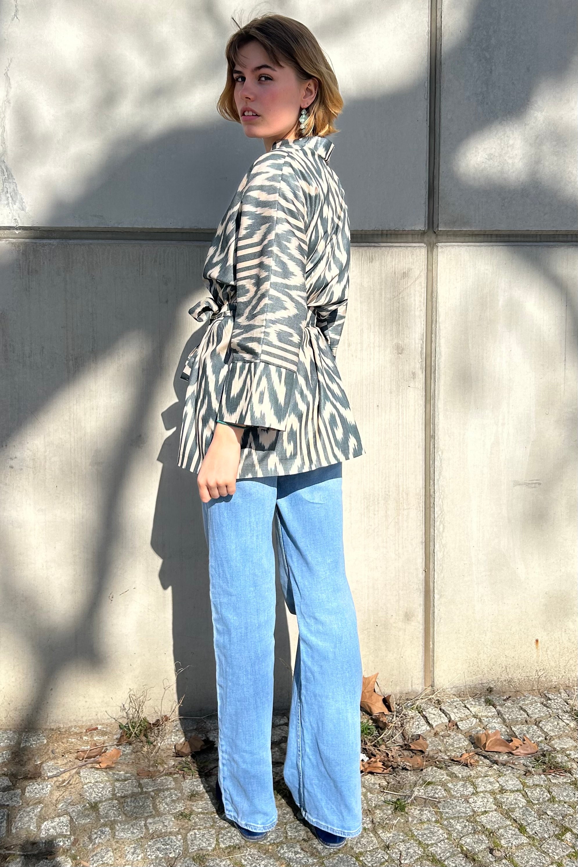 Amaya Ikat Kimono