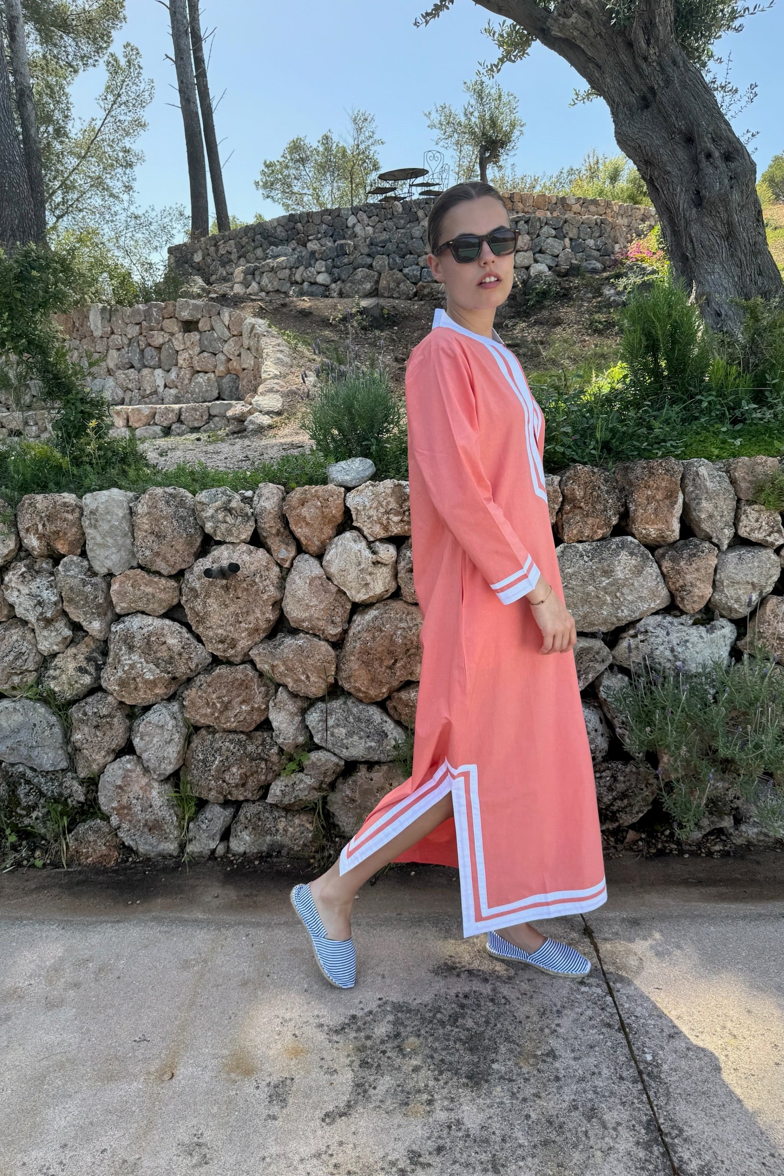 Laya Kaftan Peach