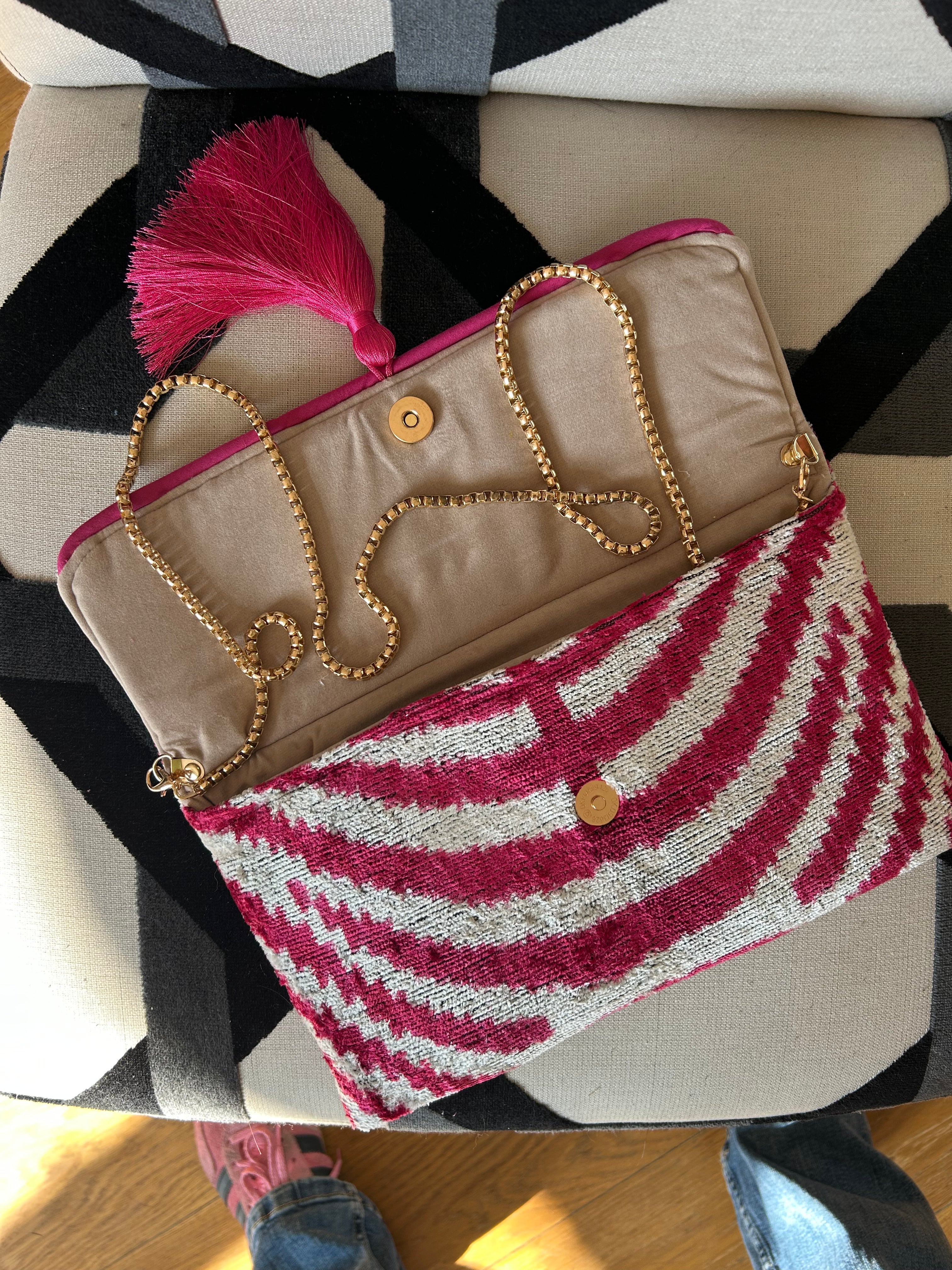 Theda Ikat Clutch