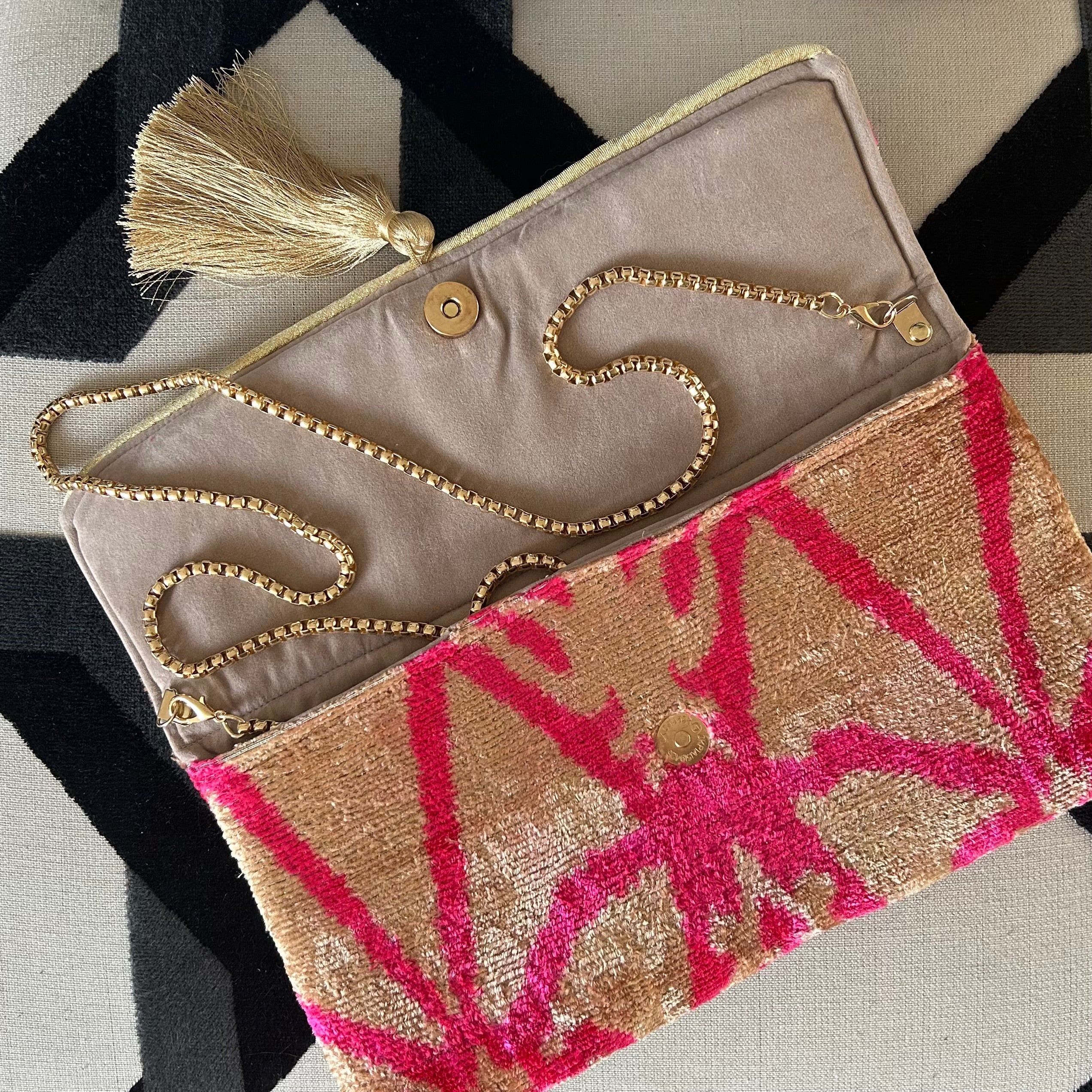 Theda Ikat Clutch