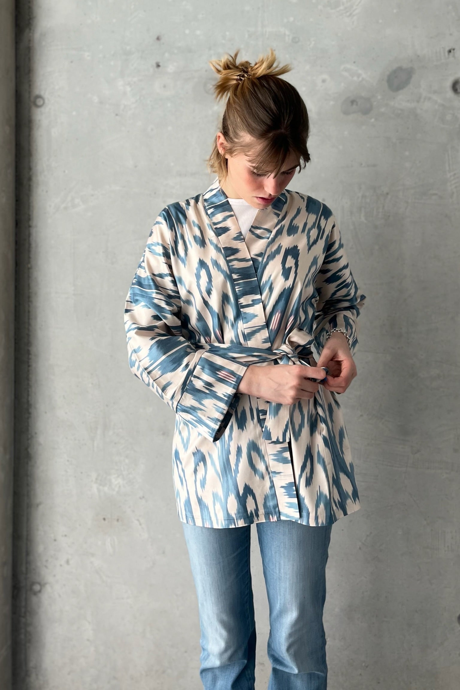 Amaya Ikat Kimono