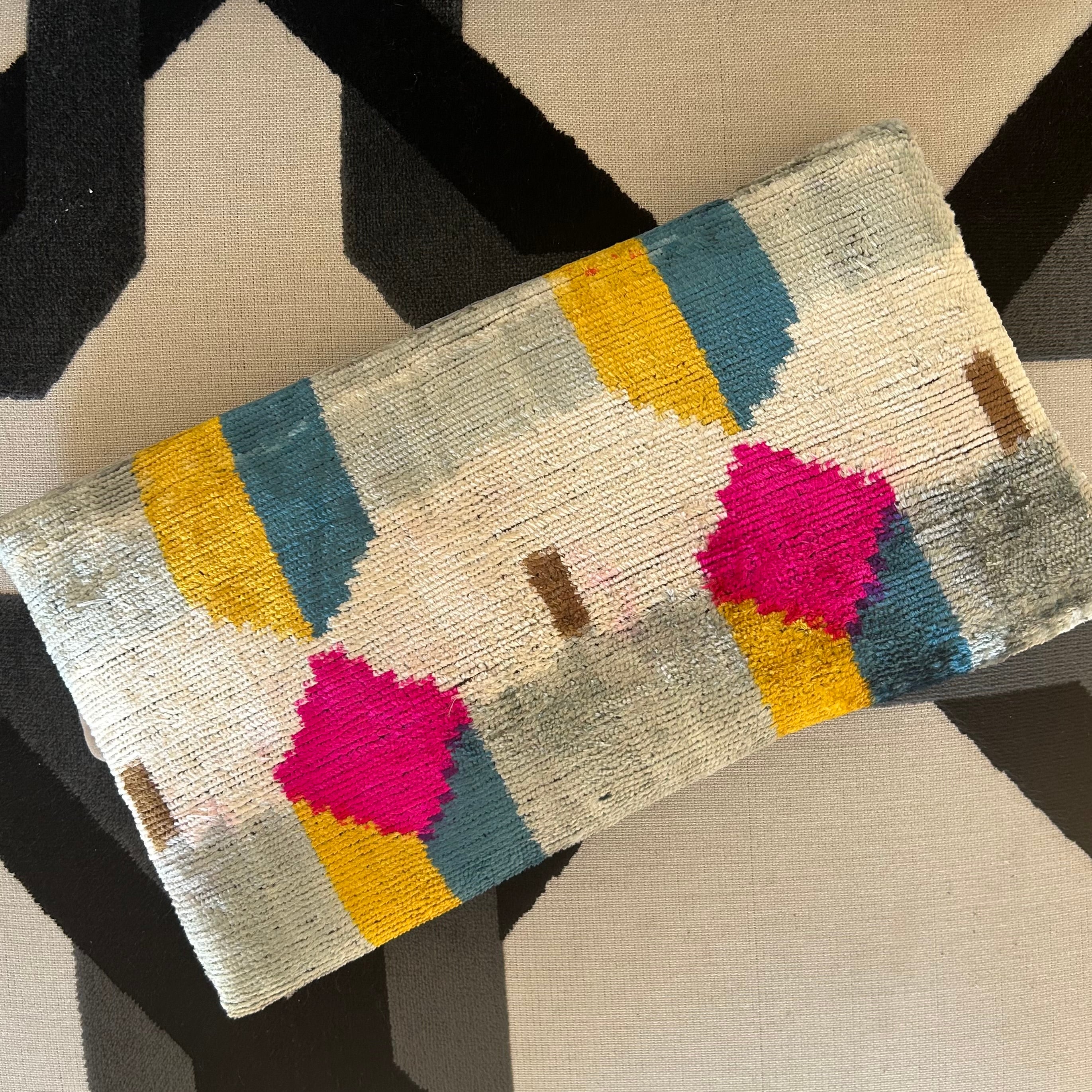 Theda Ikat Clutch
