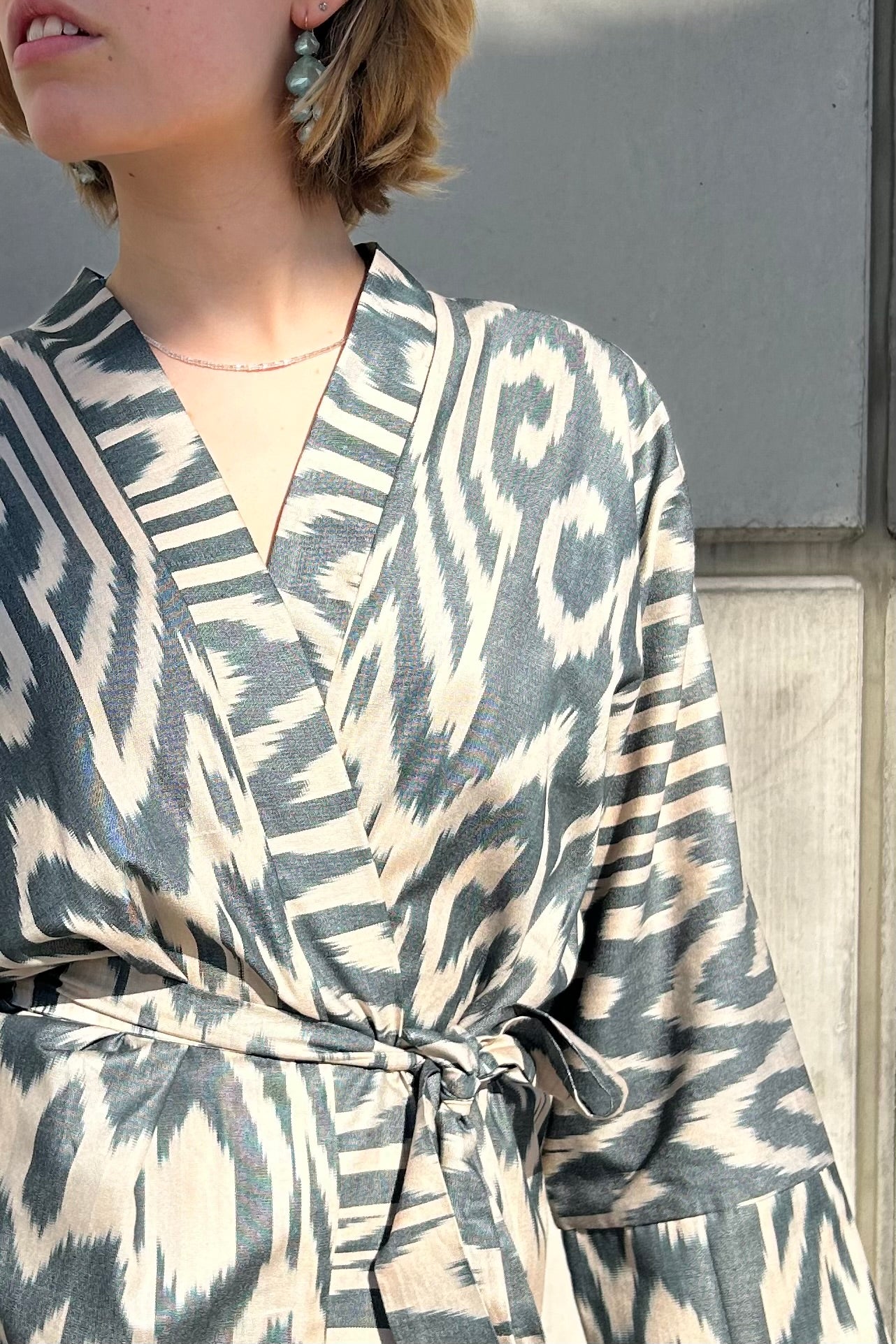 Amaya Ikat Kimono