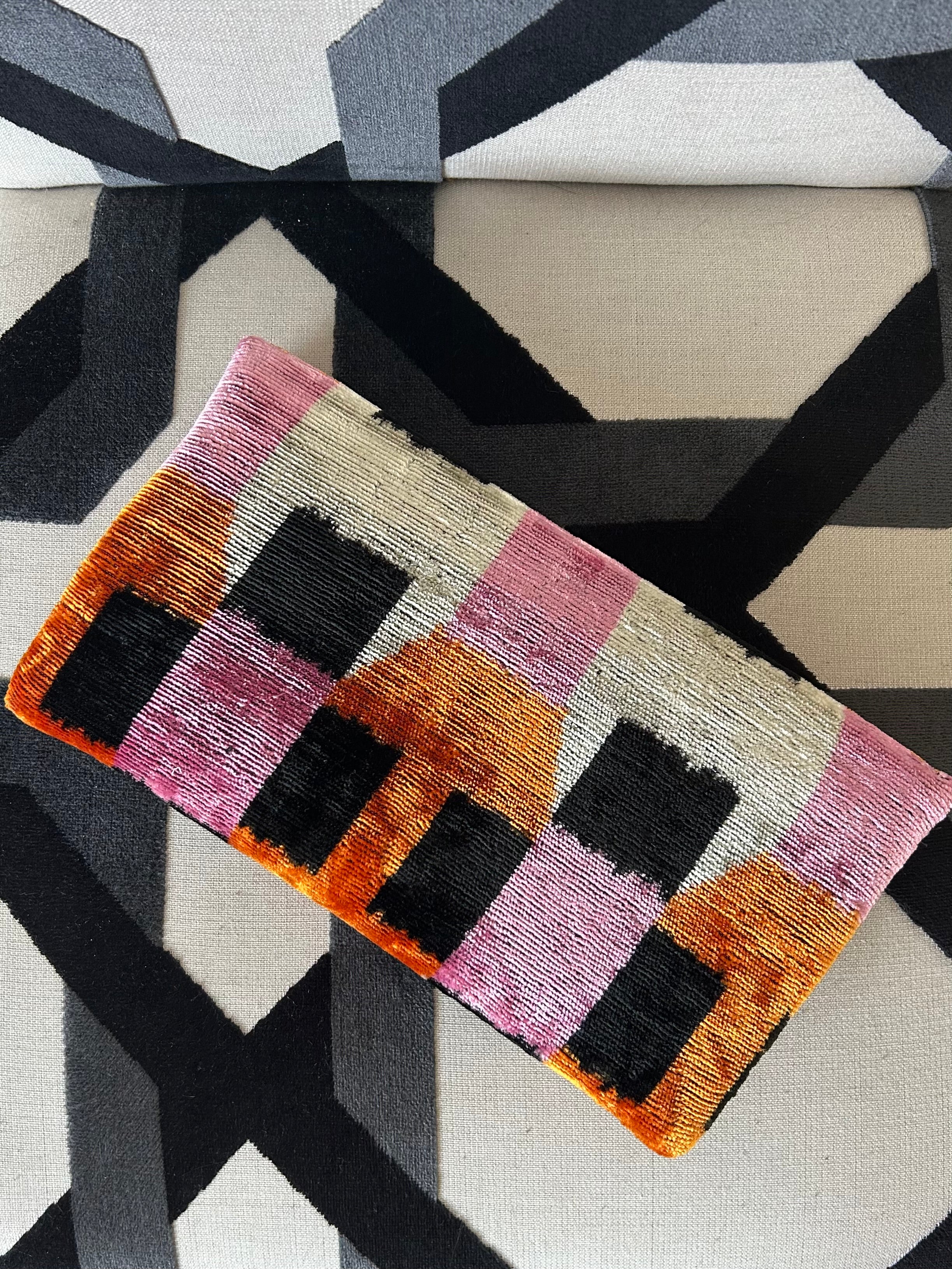 Theda Ikat Clutch