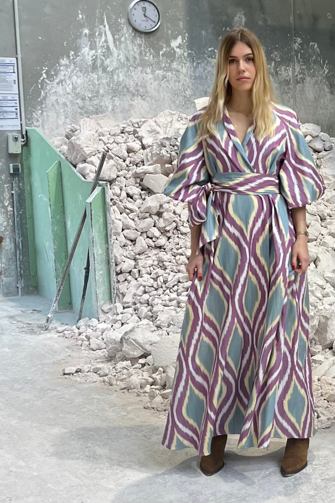 Isabella Ikat Dress