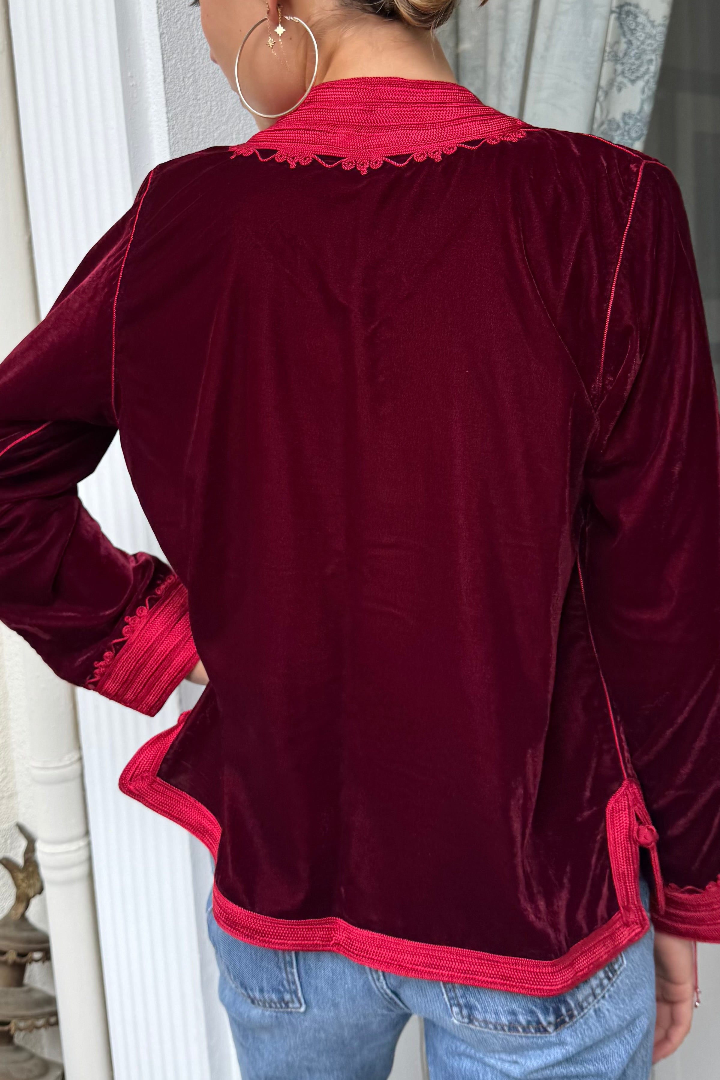 Velvet Jacket Ghizlane