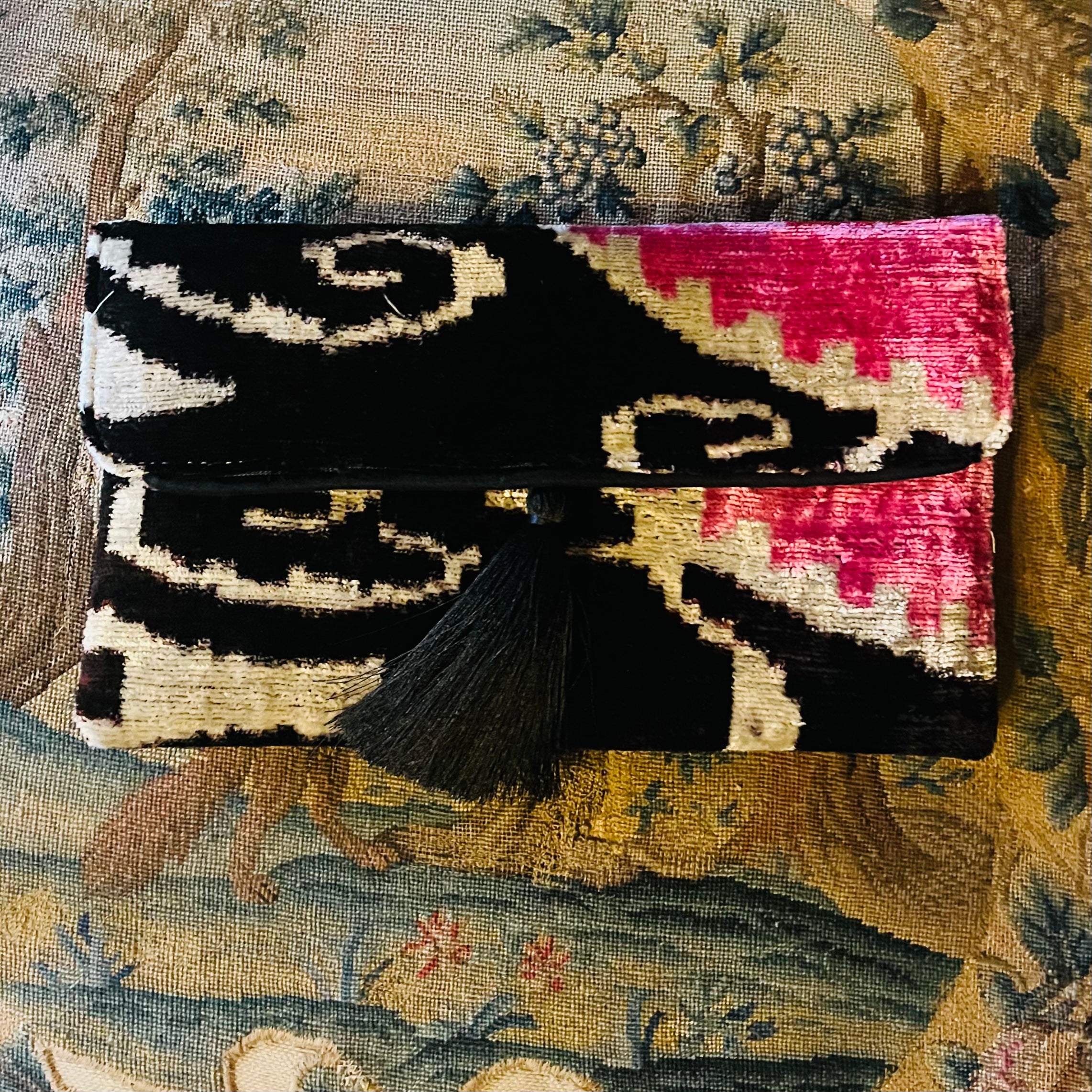 Theda Ikat Clutch