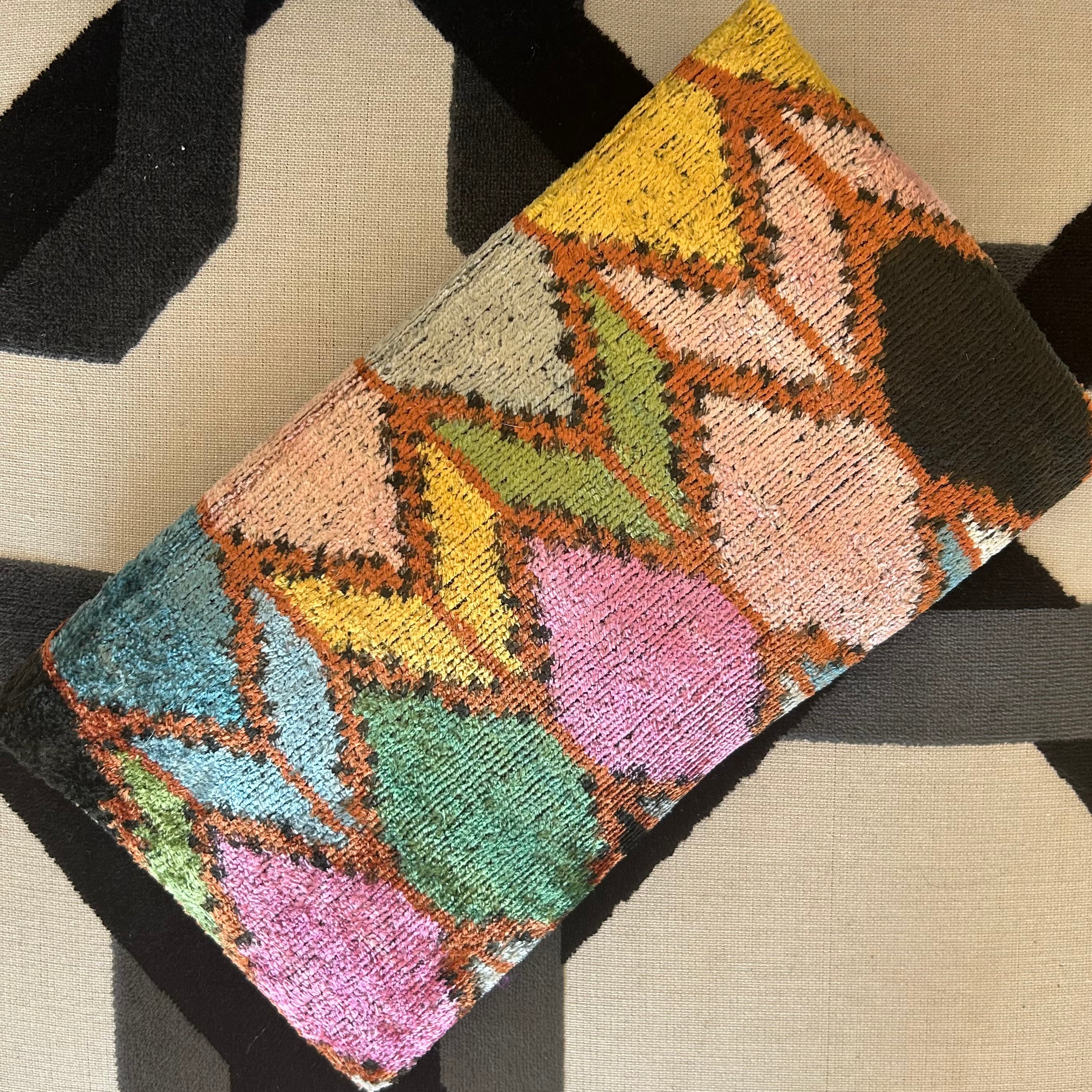 Theda Ikat Clutch