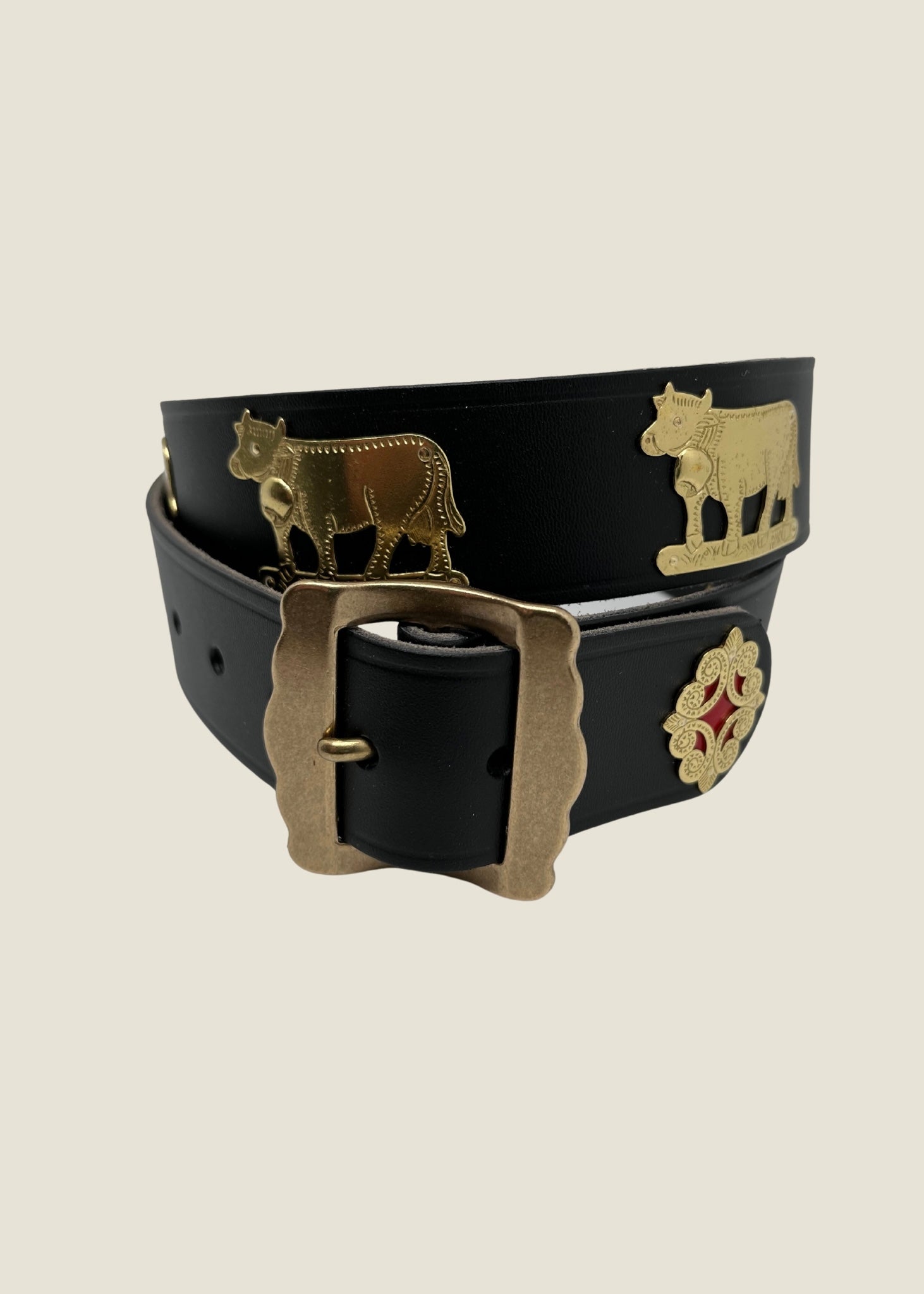 Appenzell Belt "Kuhgürtel" black-Louikka