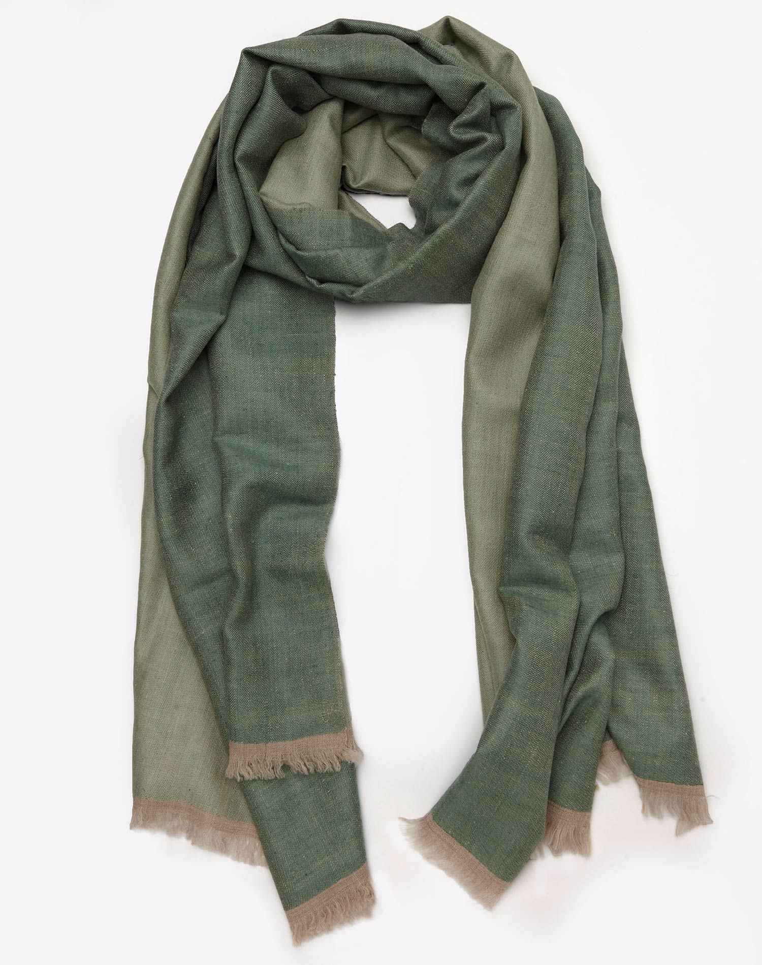 LANI by YASBÏS Cashmere Scarf pastel green