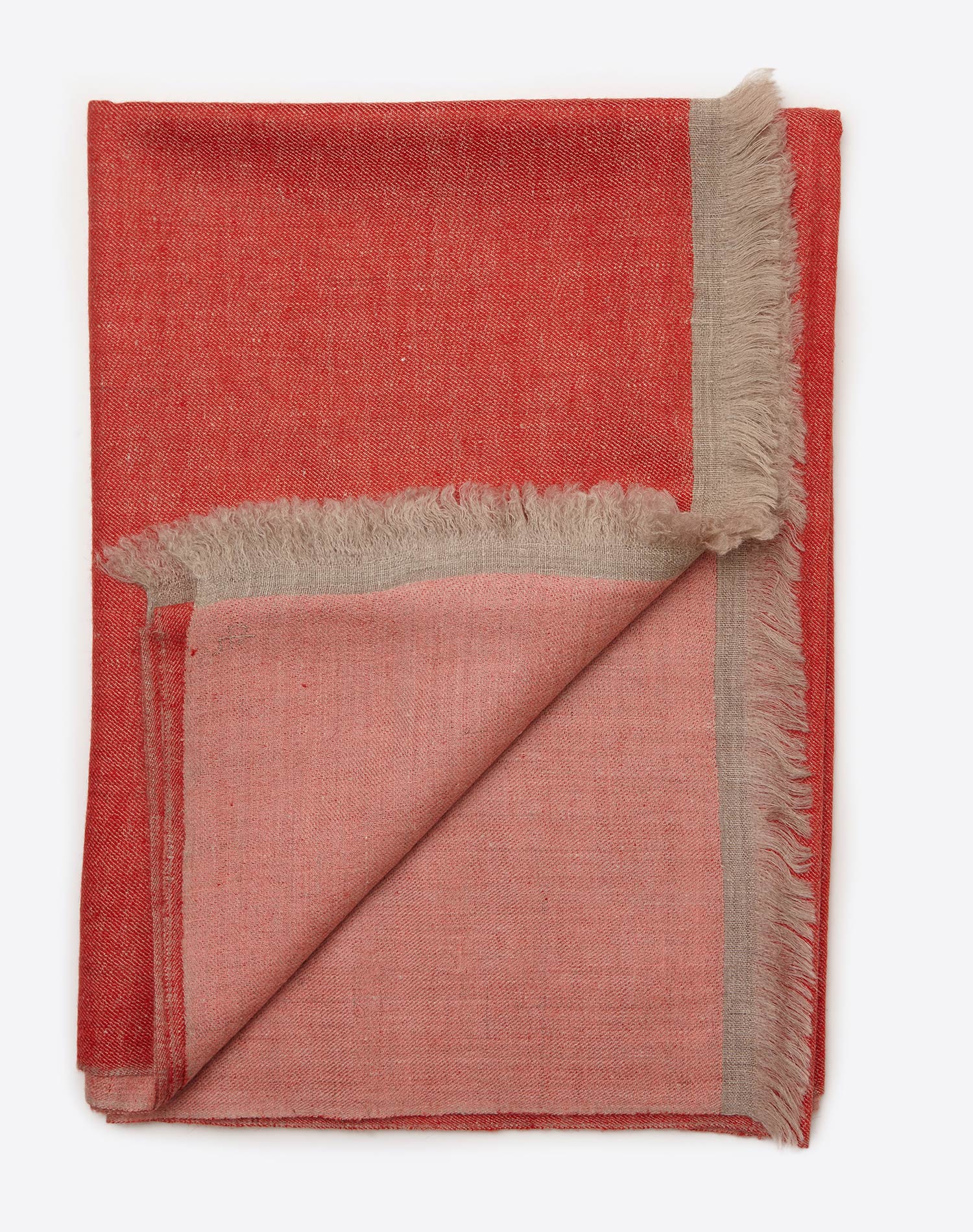 LANI by YASBÏS Cashmere Scarf red / pink